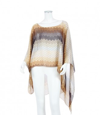 Kaftan - Punkte, beige