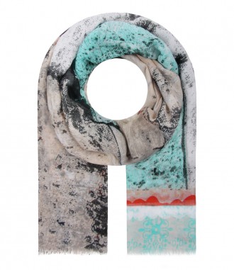 Damen Halstuch, blau
