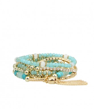 Armband, blau