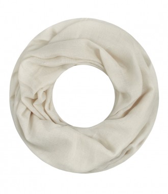 Majea Loop Cary - Loop Schal einfarbig, creme