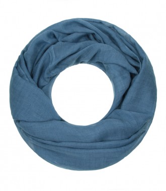 Majea Loop Cary - Loop Schal einfarbig, dutch blue
