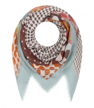 Dreieckstuch - Mustermix, jade