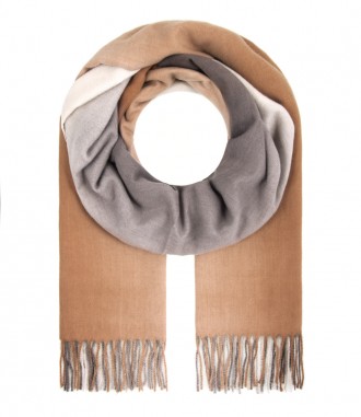 Damen Winterschal - Farbverlauf, camel