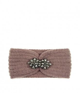Damen Stirnband - Glitzer, alt rosa