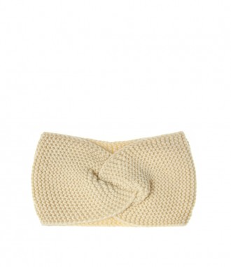 Damen Stirnband - Knoten, beige