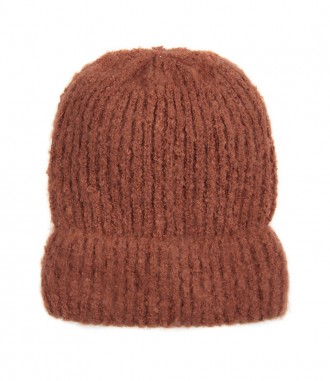 Basic Beanie Mütze, rostbraun