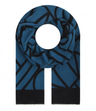 Damen Schal, blau
