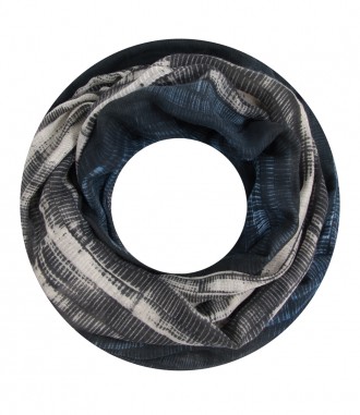 Damen Loop Schal, blau