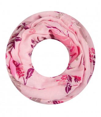 Damen Loop Schal rosa