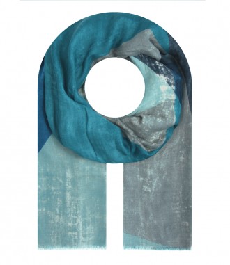 Damen Halstuch, blau