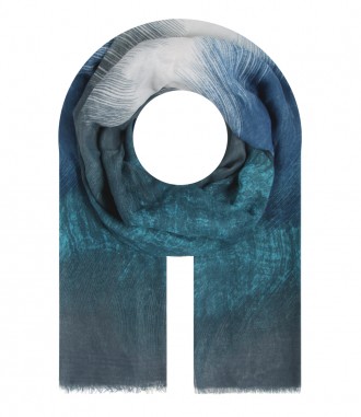 Damen Halstuch, blau
