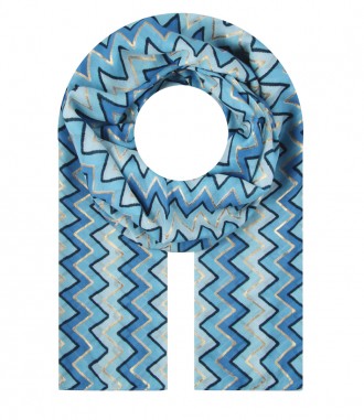 Damen Halstuch, blau