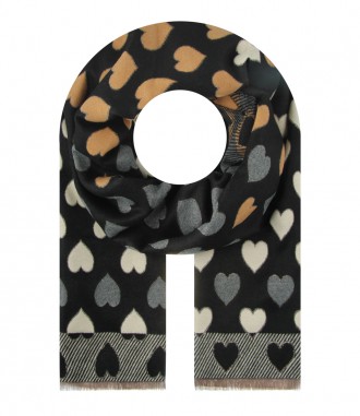 Damnen Winterschal, schwarz