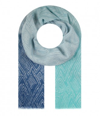 Damen Halstuch, schmal, blau