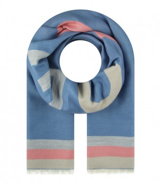 Damen WInterschal, blau
