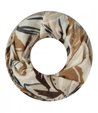 Damen Loop Schal, beige