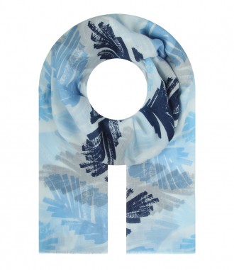 Damen Halstuch, blau