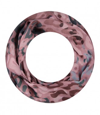 Damen Loop Schal, schmal, rosa
