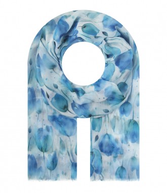 Damen Halstuch, blau
