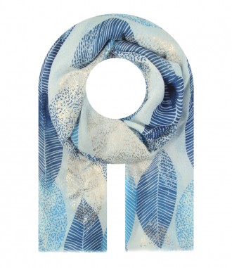 Damen Halstuch, blau