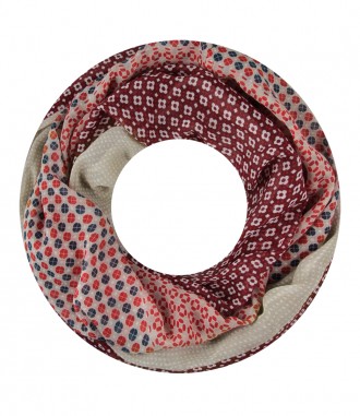Damen Loop Schal, rot