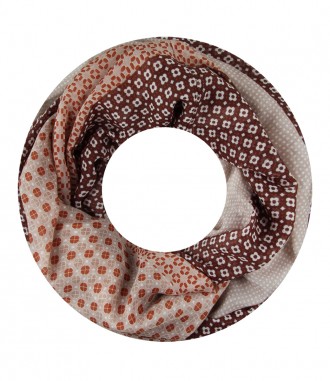 Damen Loop Schal, braun