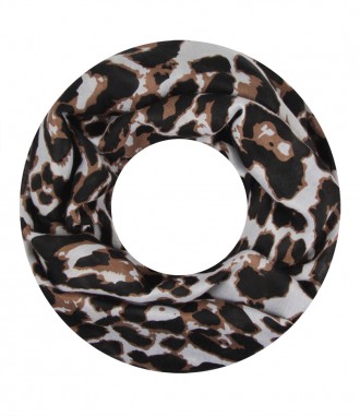 Damen Loop Schal, braun