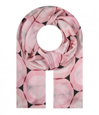 Damen Halstuch, seidig rosa