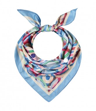 Damen Nickituch, blau