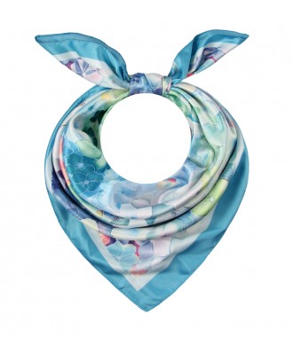 Damen Nickituch, blau