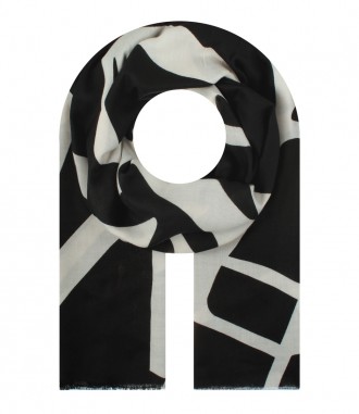 Damen Halstuch, schwarz