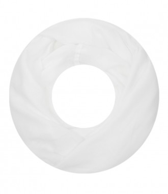 Loop Schal - einfarbig, weiß