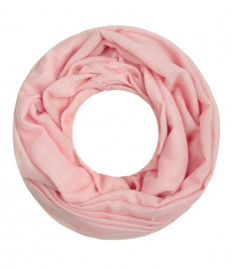 Loop Schal - einfarbig, rosa