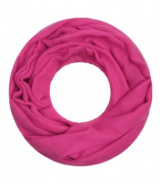 Loop Schal - einfarbig, pink