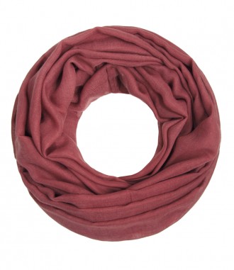 Loop Schal - einfarbig, marsala