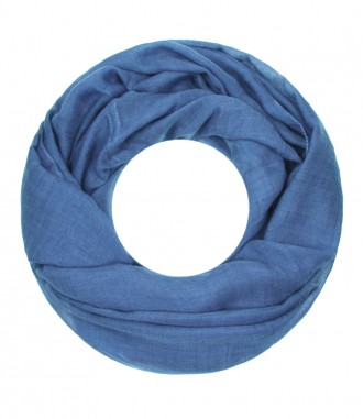 Loop Schal - einfarbig, dark denim