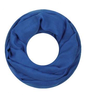 Loop Schal - einfarbig, blau