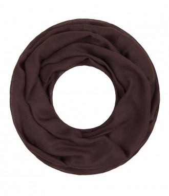 Loop Schal - einfarbig, braun