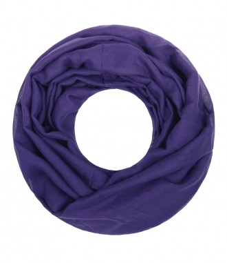 Loop Schal - einfarbig, lila