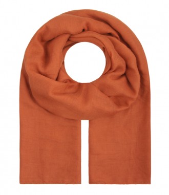 Damen Halstuch, XL - einfarbig, orange