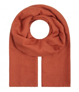 Damen Halstuch, XL - einfarbig, rost