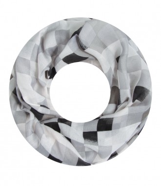 Schal, grau