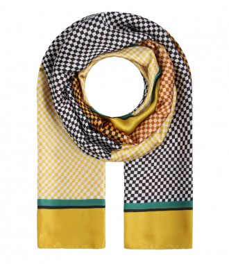 Schal, gelb