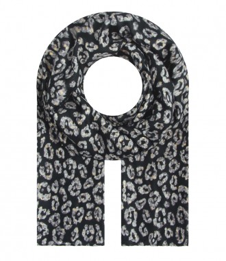 Schal, schwarz