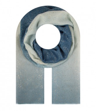 Schal, blau