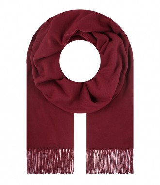 Schal, bordauxe