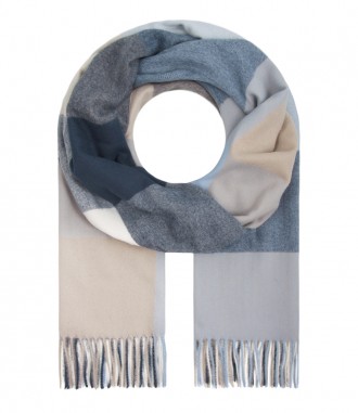 Schal, blau