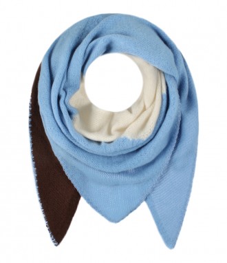 Schal, hellblau
