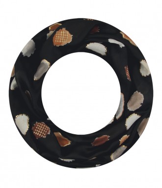 Schal, schwarz