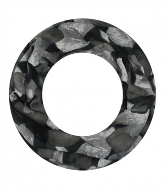 Loop Schal, schmal, grau